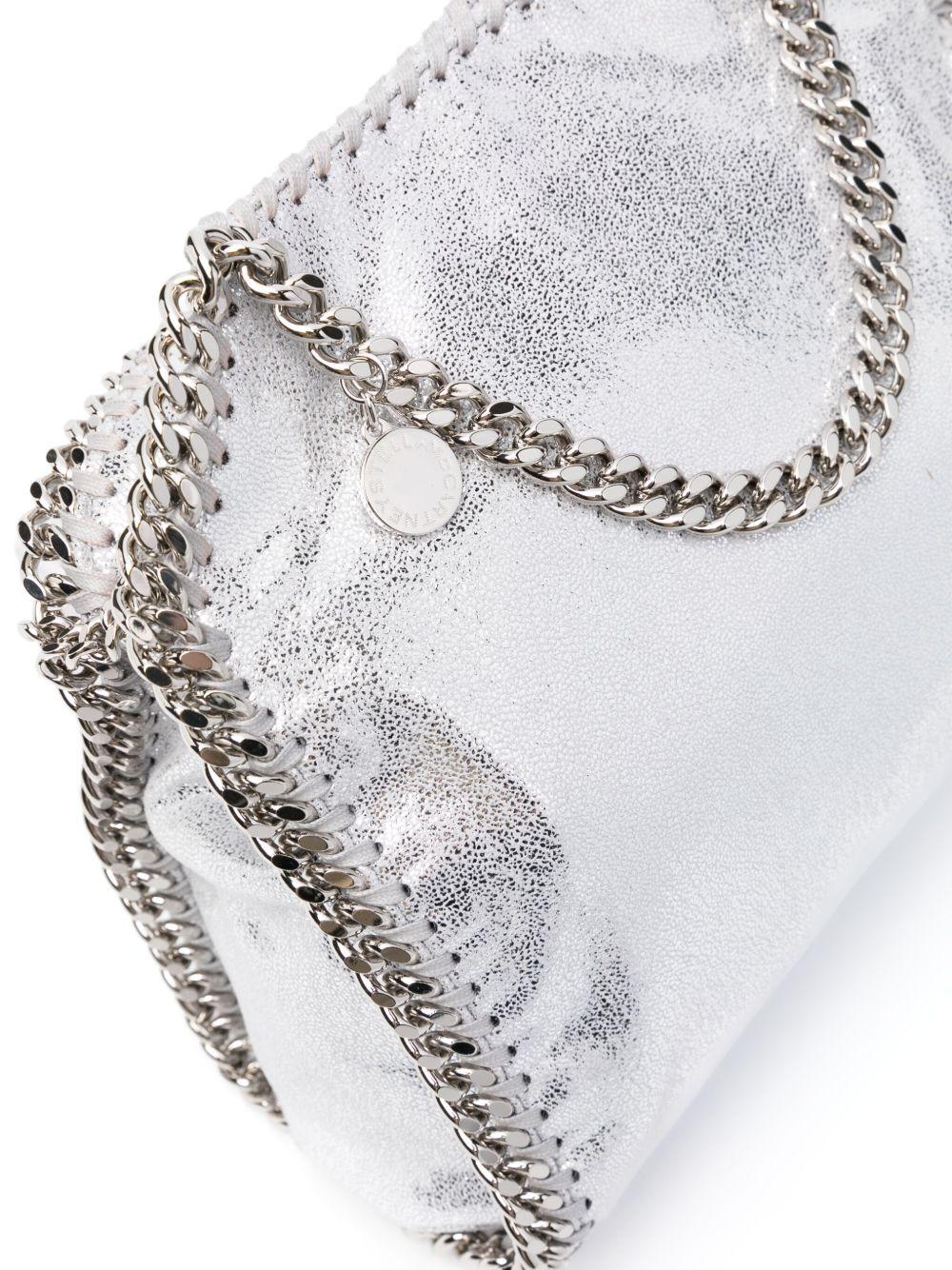 STELLA MCCARTNEY Borsa Falabella mini argento