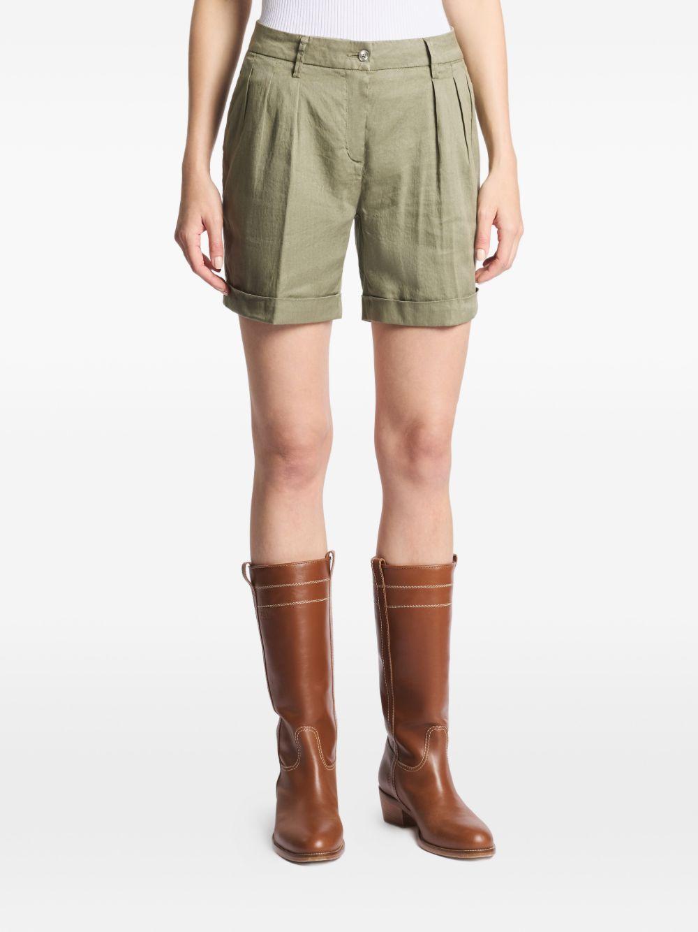 FAY Bermuda regular fit in drill di lino e cotone