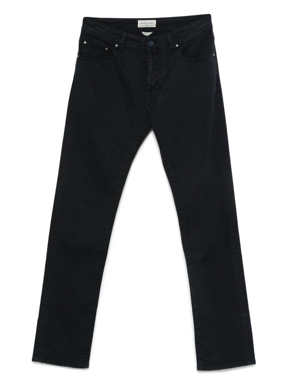 JACOB COHEN Pantaloni a gamba dritta blu notte