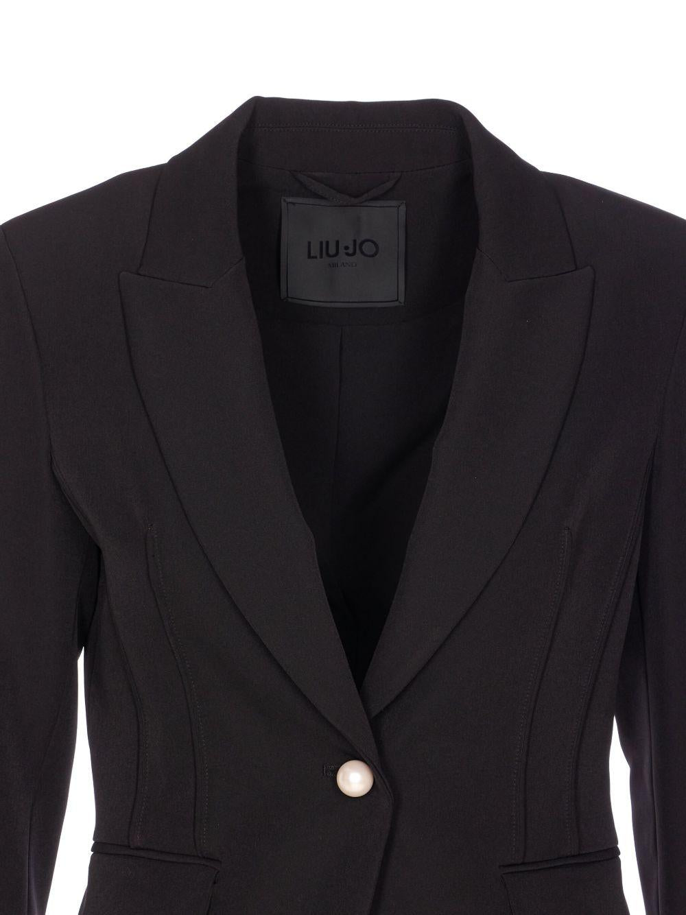 LIUJO Blazer monopetto nero