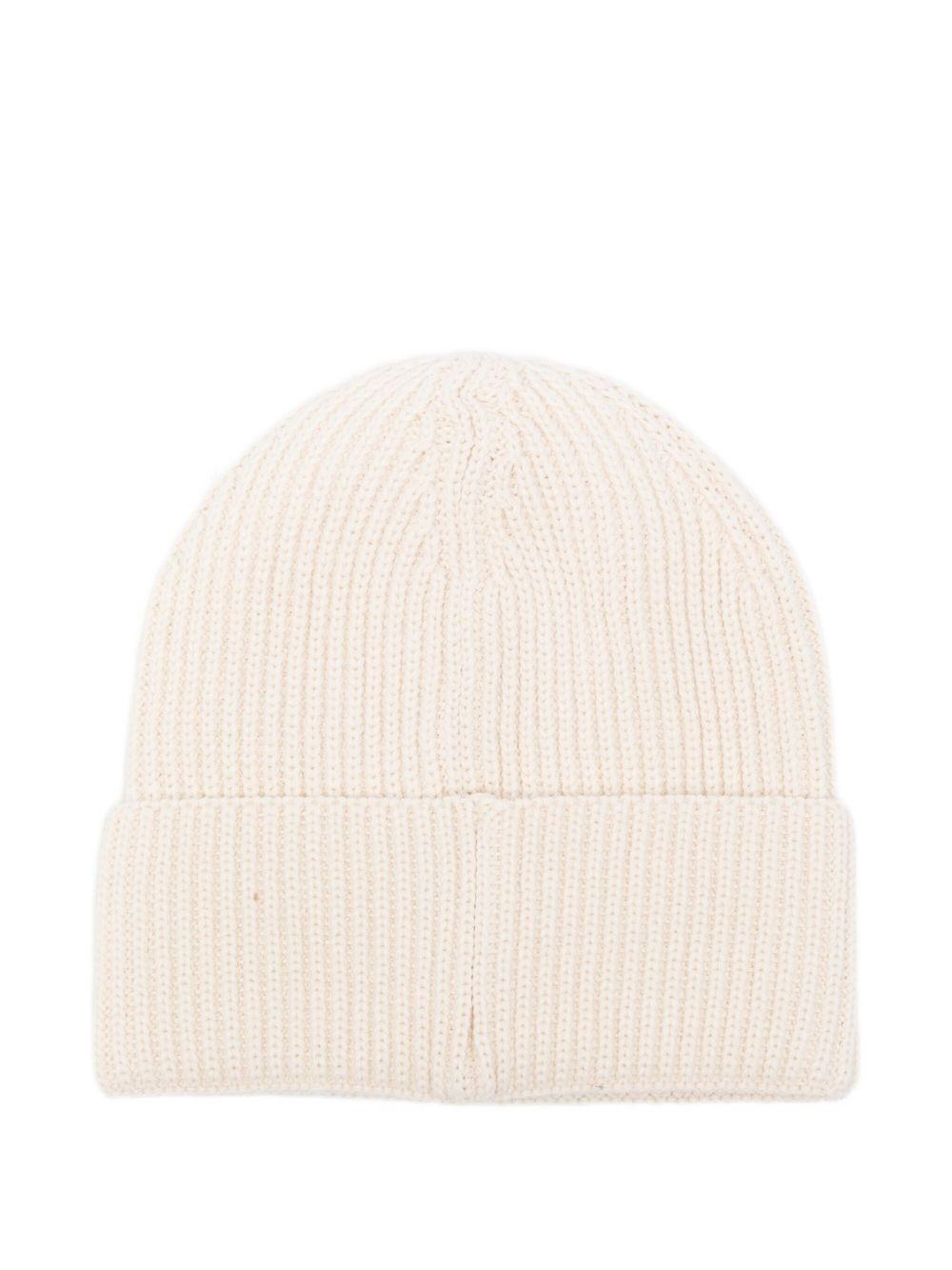 CALVIN KLEIN JEANS Berretto a coste con logo