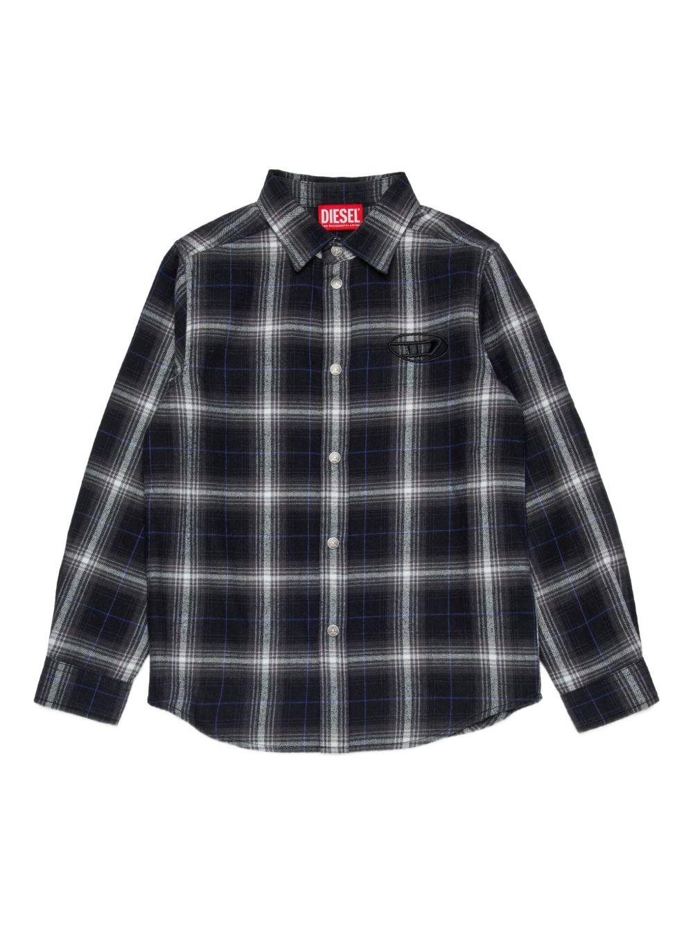 DIESEL Camicia in cotone a quadri