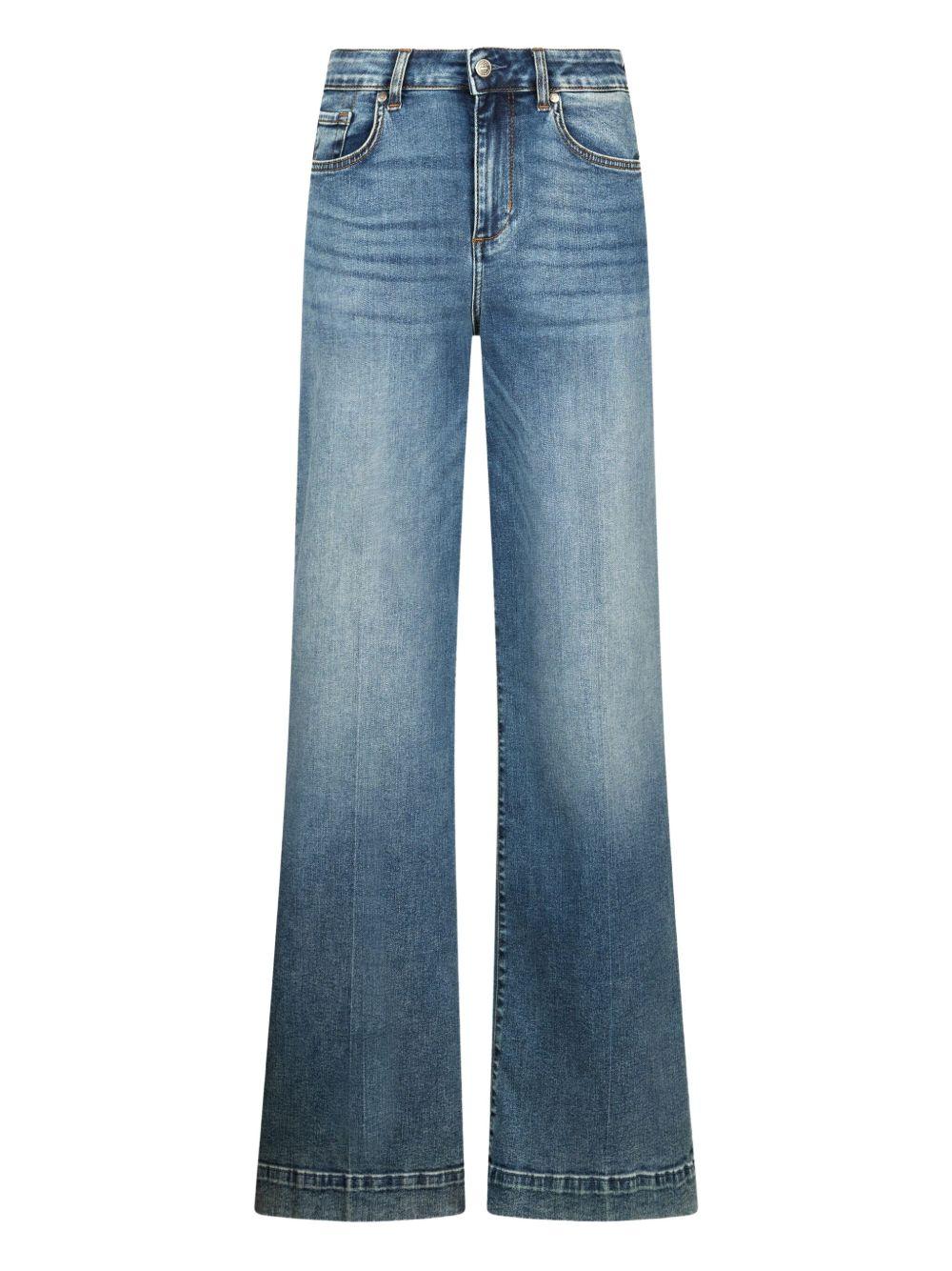 LIUJO Jeans blu a palazzo
