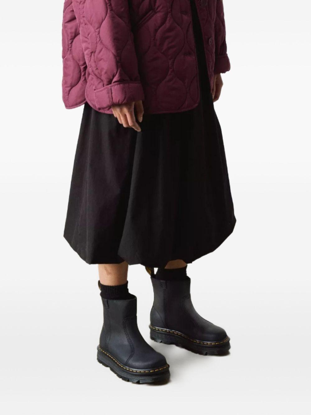 DR MARTENS Stivaletti rigger Zebzag in pelle nera