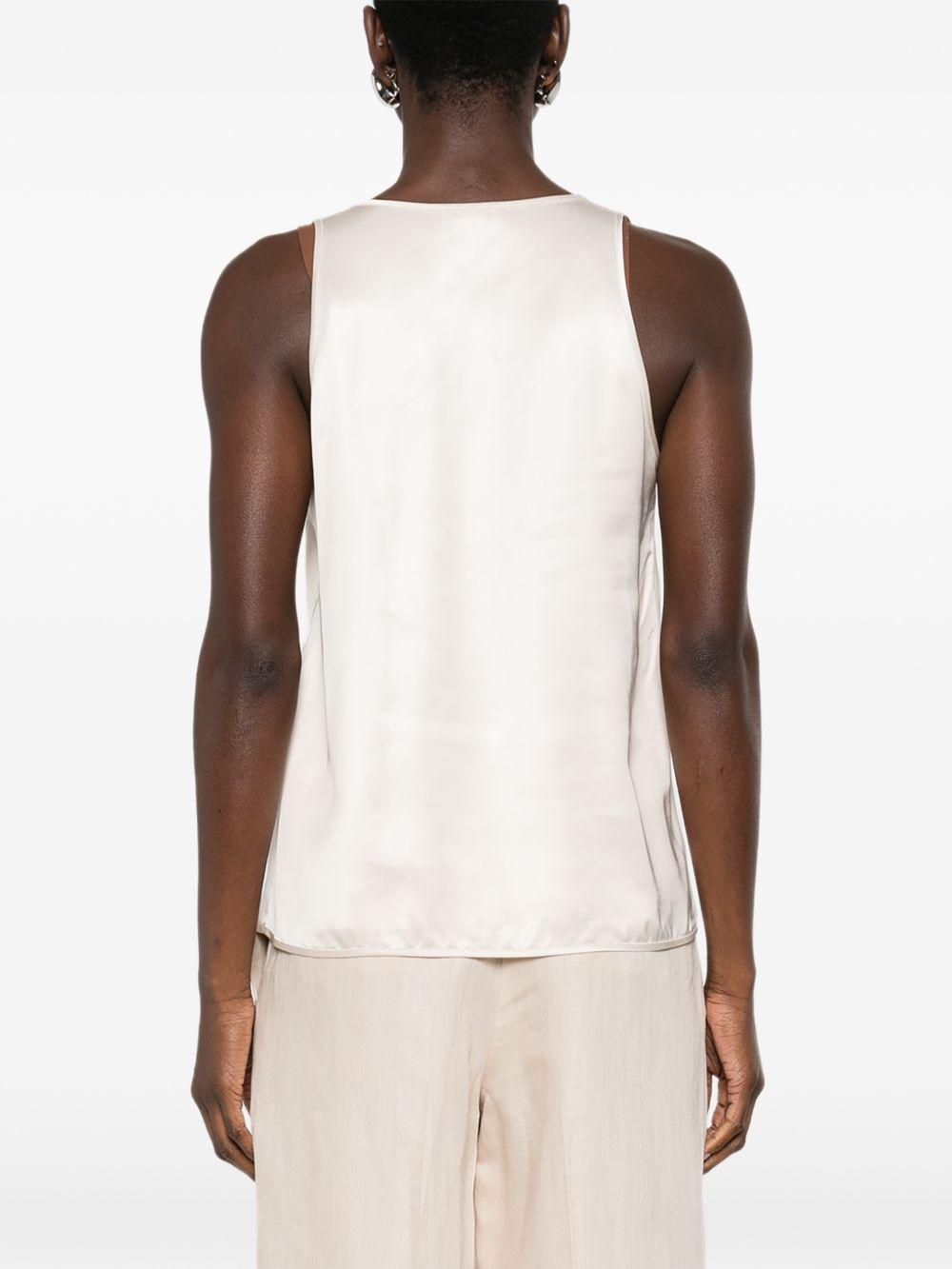 PESERICO Top a canotta in satin