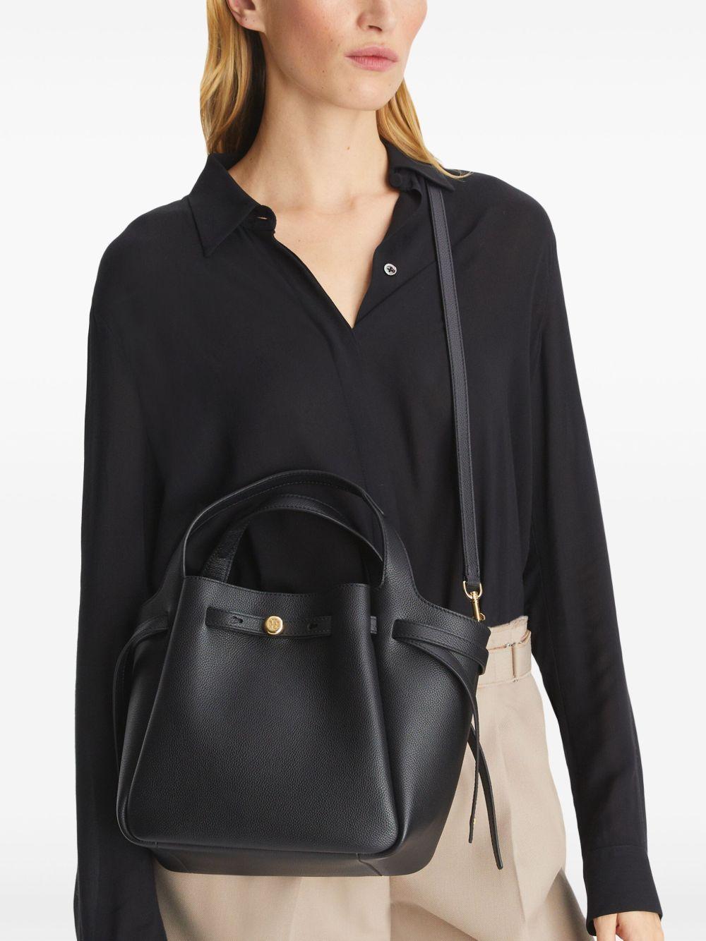 TORY BURCH Borsa a mano Romy in pelle martellata con tracolla rimovibile