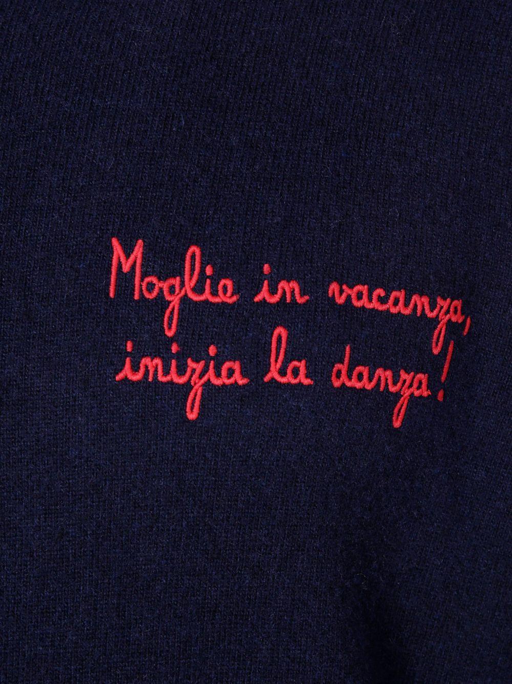 MC2 SAINT BARTH Maglia gircollo con ricamo