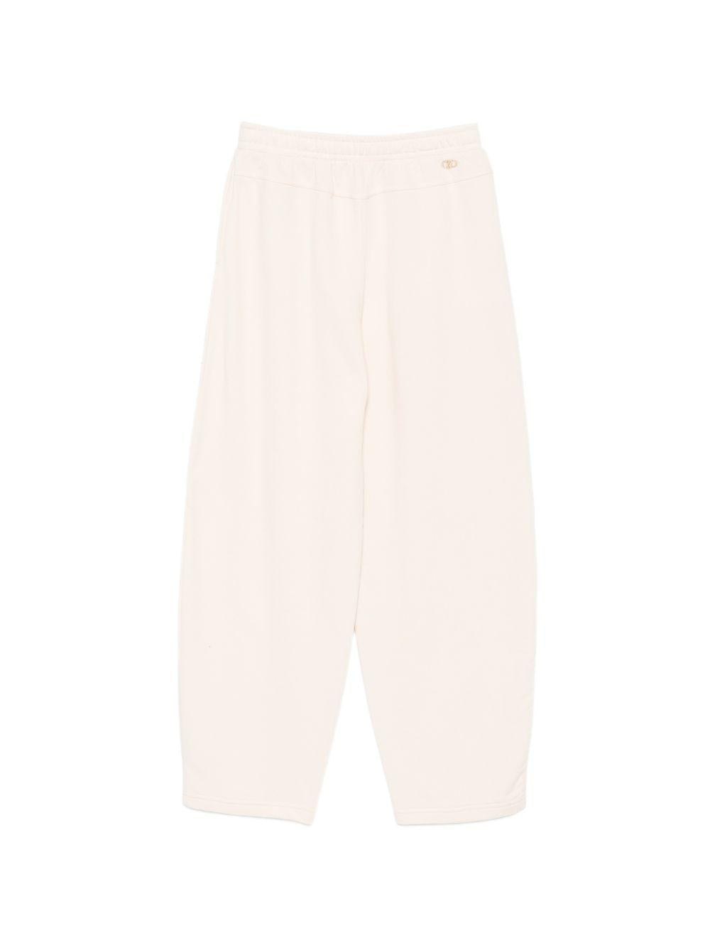 LIUJO Pantaloni beige chiaroa gamba larga