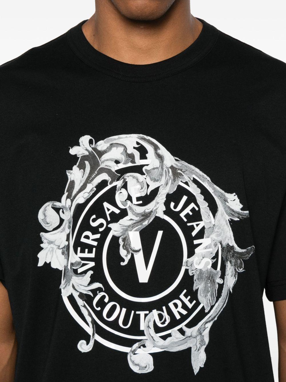 VERSACE JEANS COUTURE T-shirt girocollo con stampa