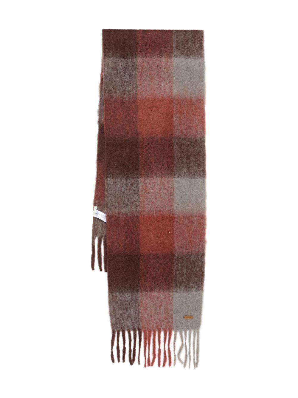 YERSE Sciarpa 'Lewis' in lana a quadri