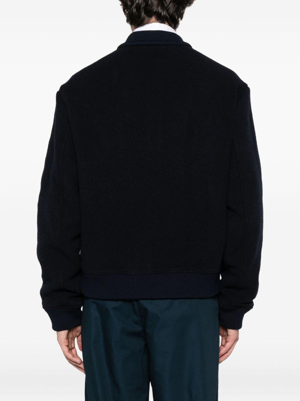 ETRO Bomber con logo ricamato e zip