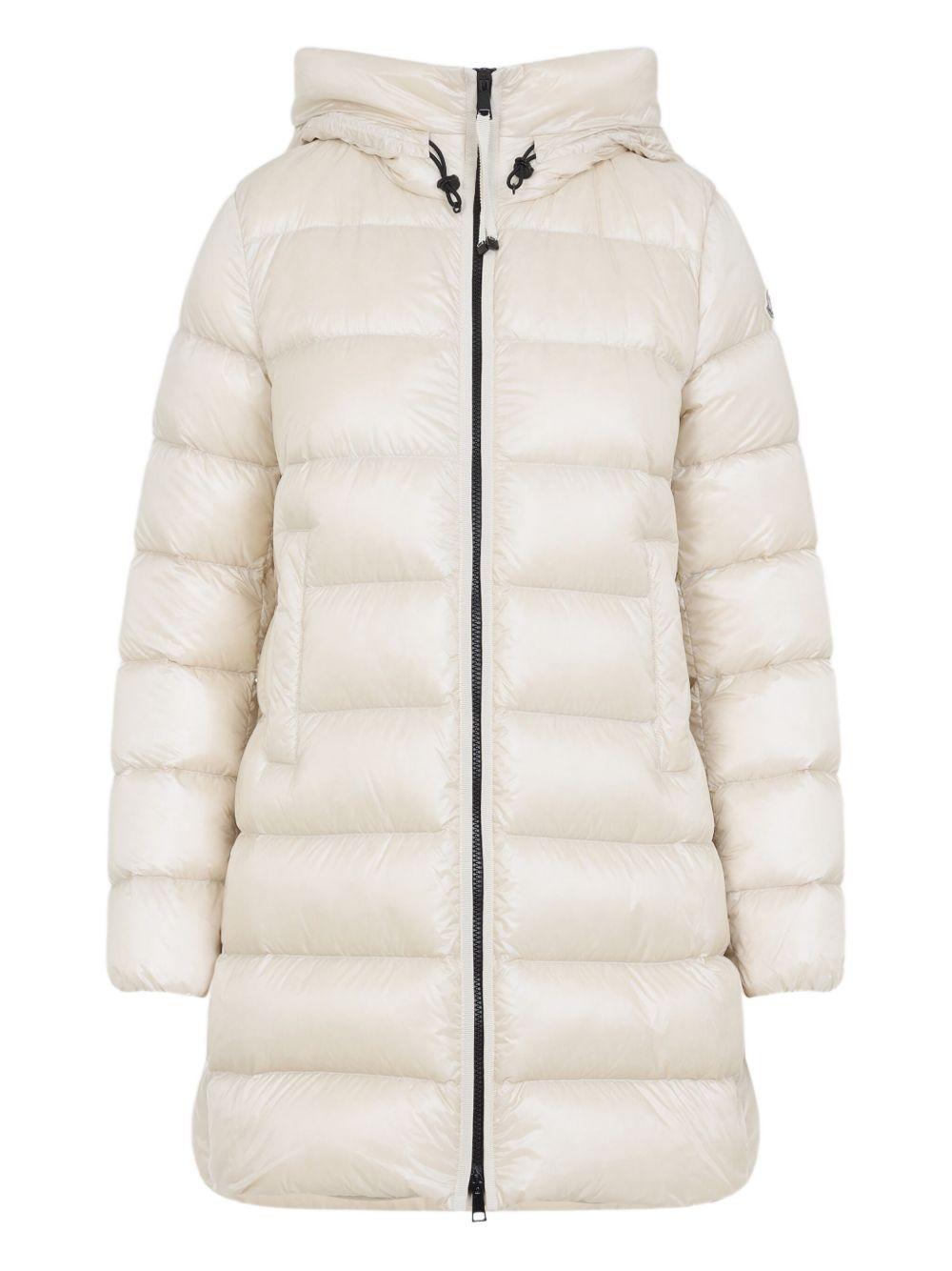 MONCLER Piumino lungo avorio