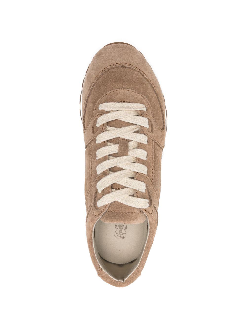 BRUNELLO CUCINELLI Sneakers in suede marrone