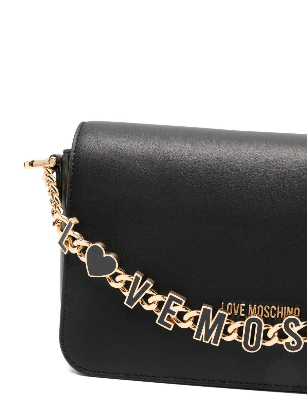 LOVE MOSCHINO Borsa con tracolla a catena dorata