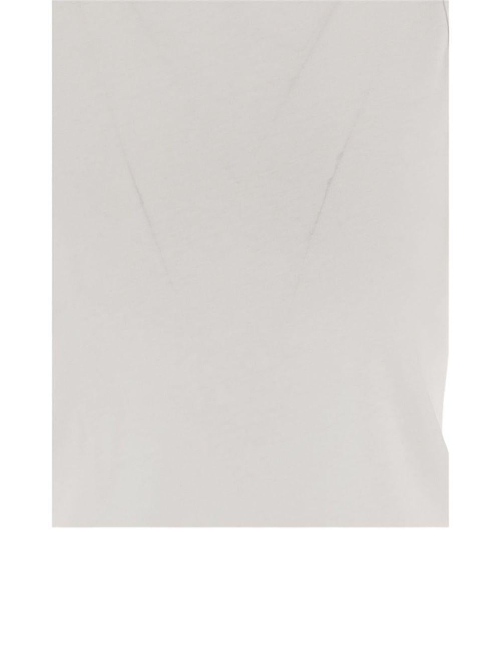 JACQUEMUS T-shirt in cotone bianco con bottoncini