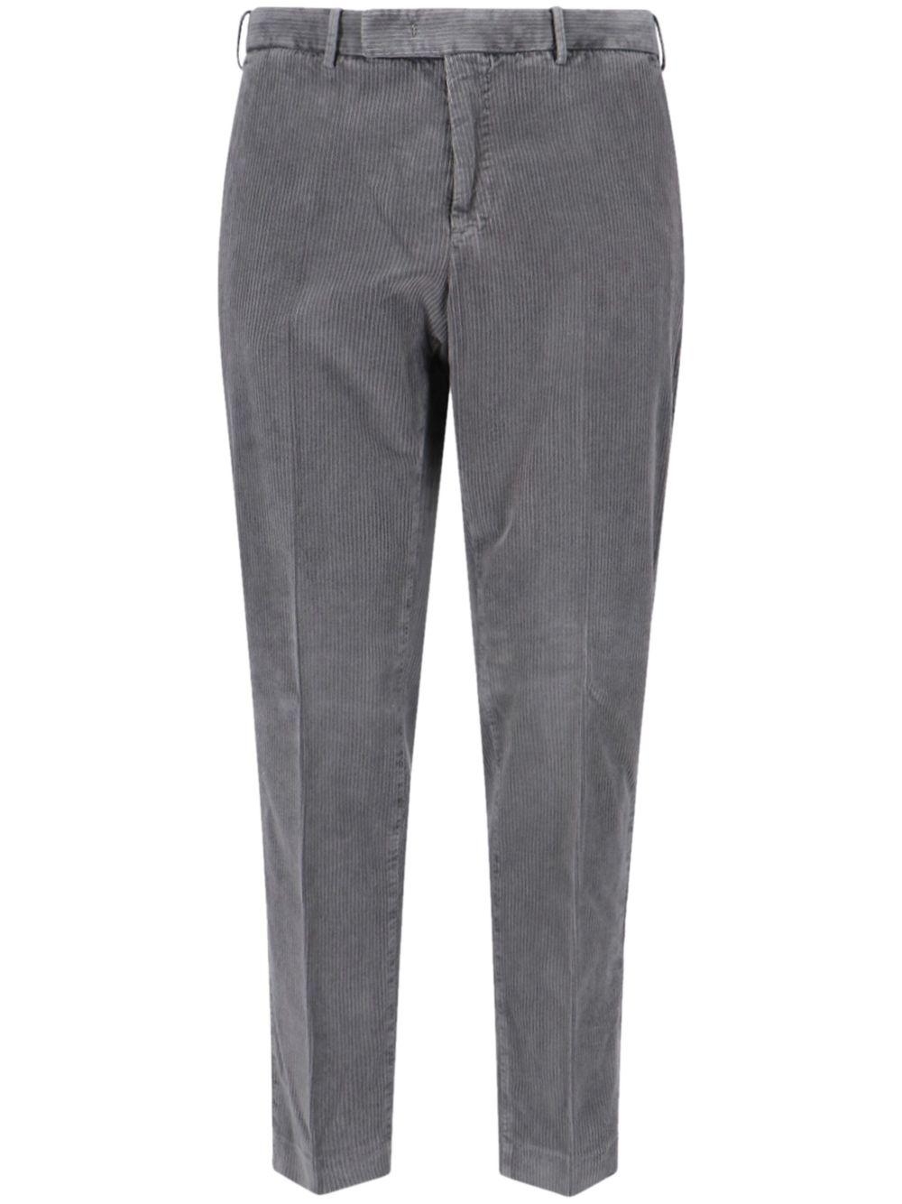 PT TORINO Pantaloni eleganti grigio chiaro