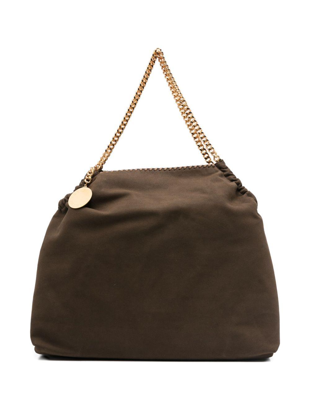 STELLA MCCARTNEY Borsa Tote Falabella in pelle vegana marrone