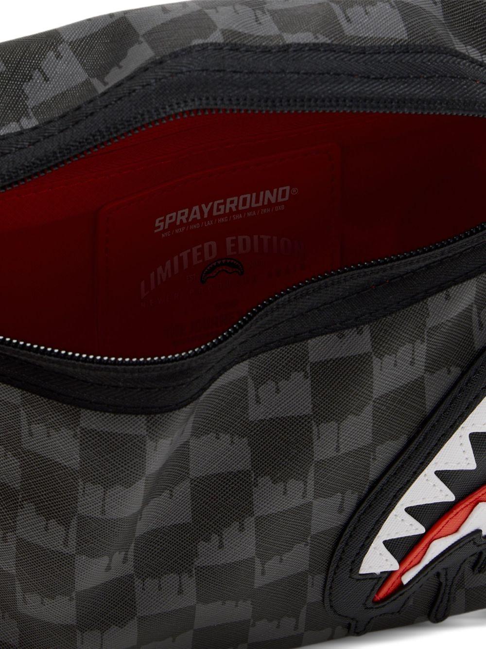 SPRAYGROUND Marsupio 'Sawtooth Sharks In Paris Crossover' nero