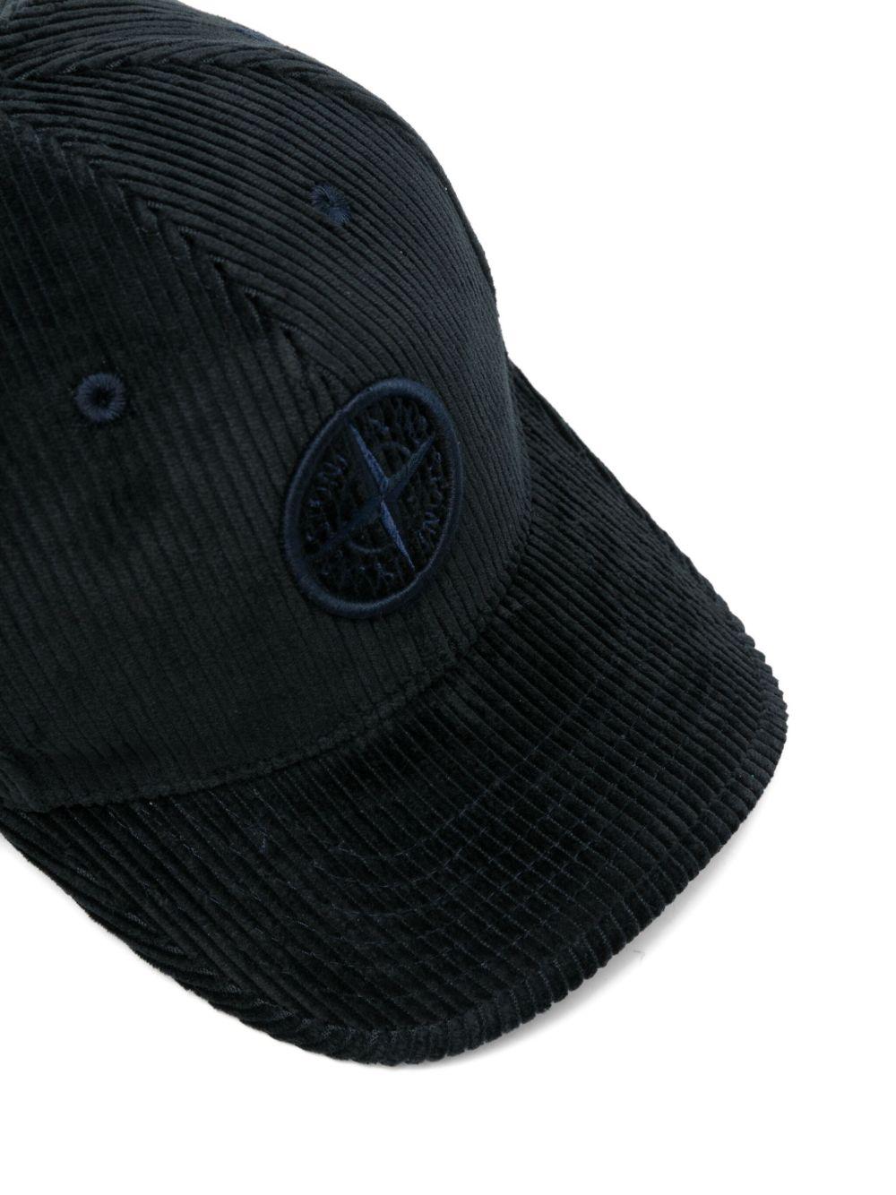 STONE ISLAND Cappello da baseball con ricamo