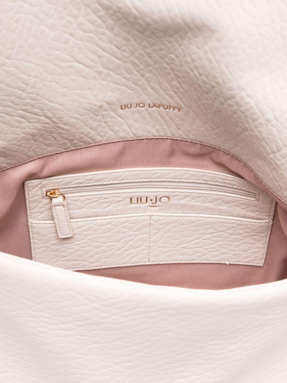 LIUJO Borsa a tracolla grigia con logo