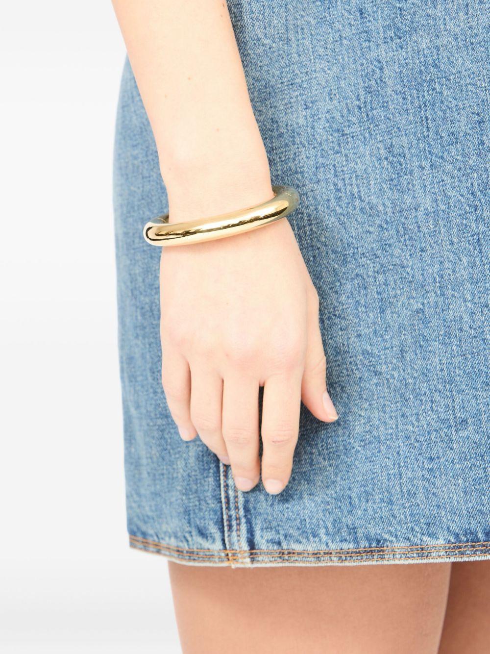 MM6 MAISON MARGIELA Braccialein metallo gold-tone con logo