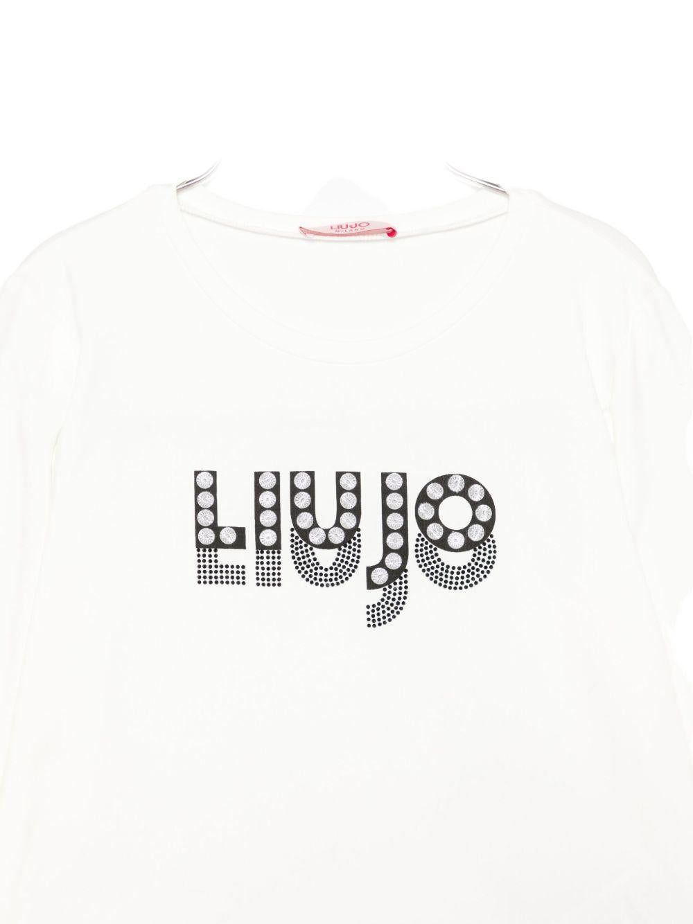 LIUJO T-shirt a maniche lunghe con logo