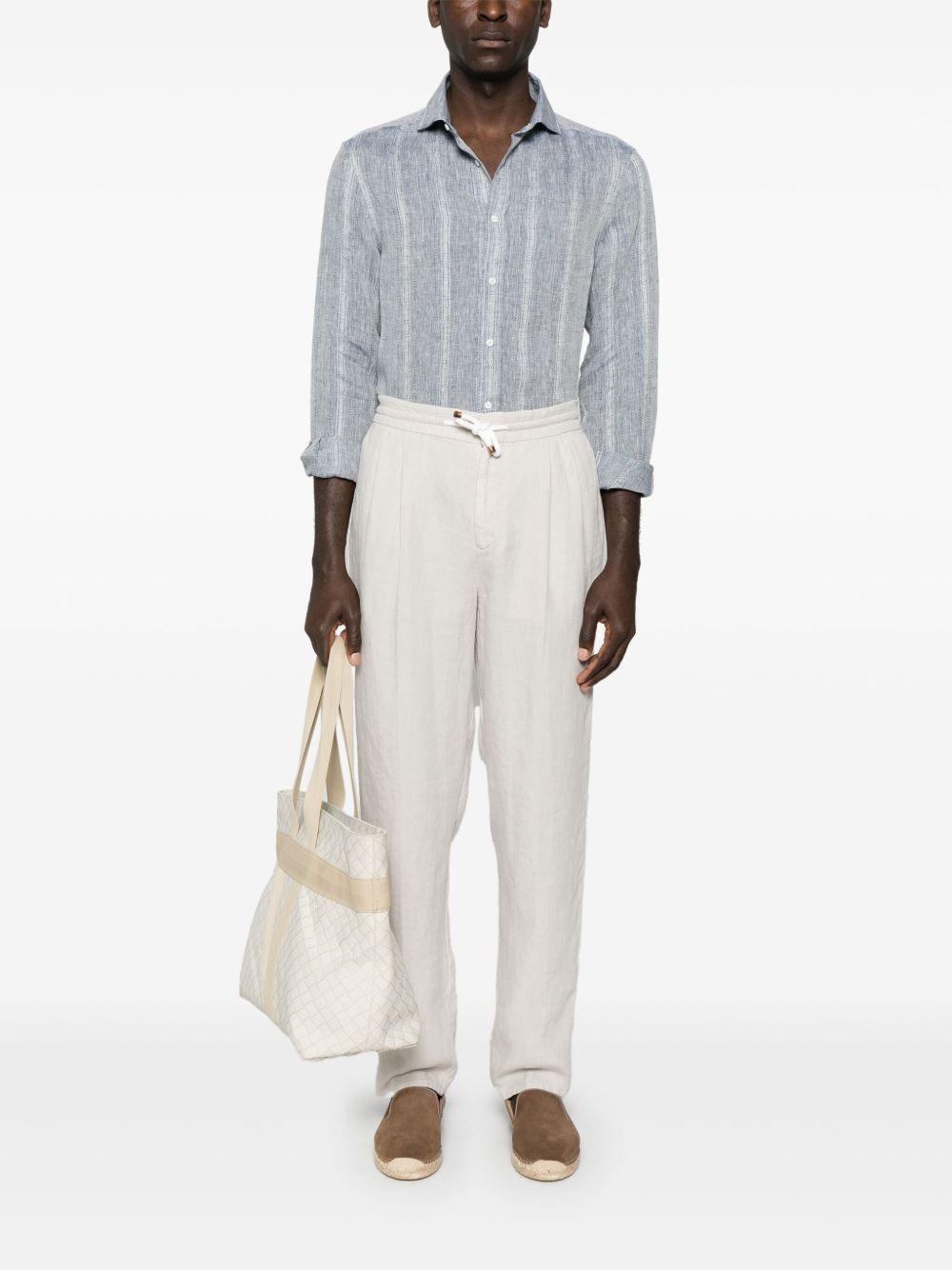 BRUNELLO CUCINELLI Pantaloni in lino
