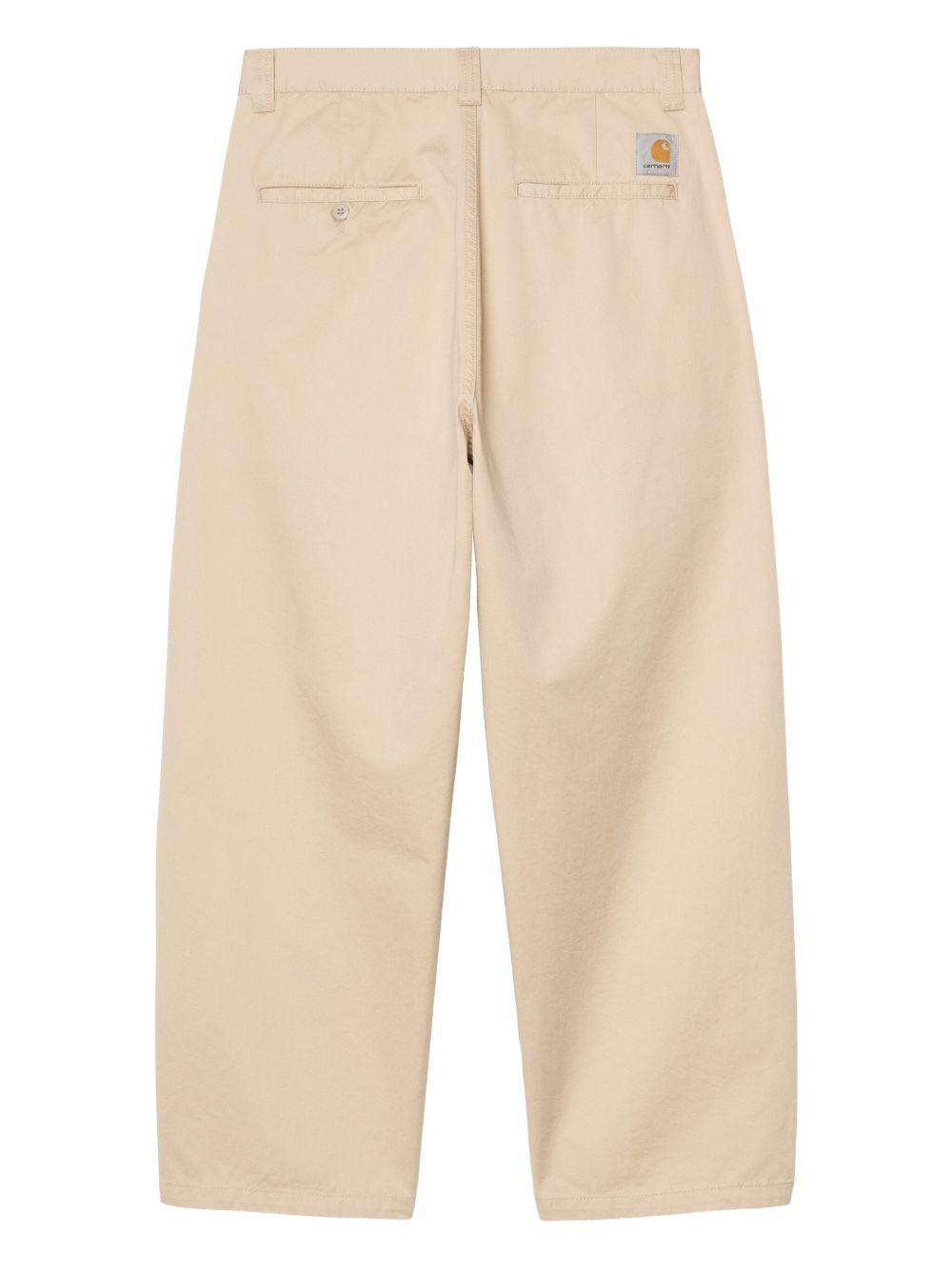 CARHARTT WIP Pantaloni Brady in cotone beige