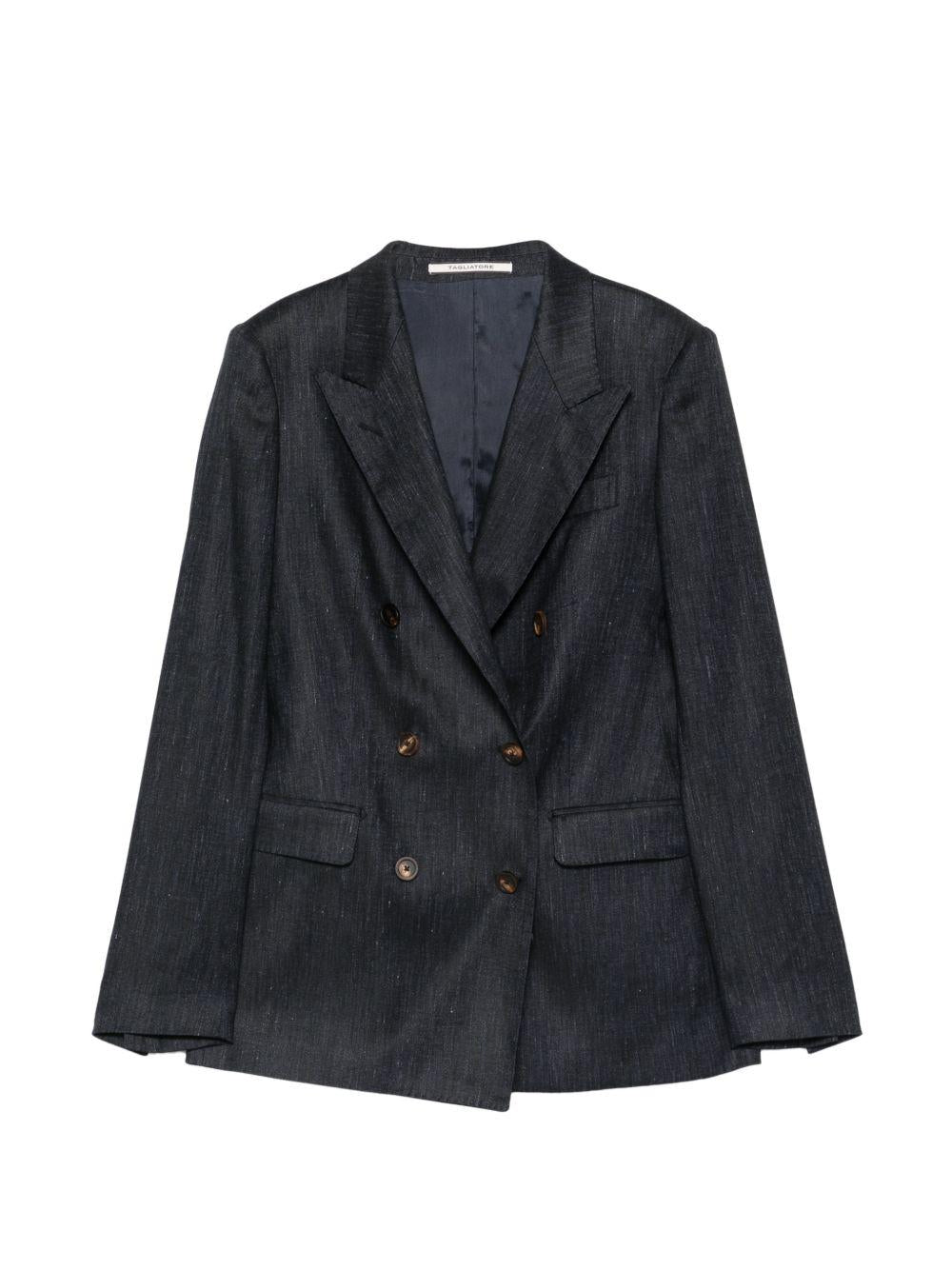 TAGLIATORE Blazer Parigi blu notte doppiopetto