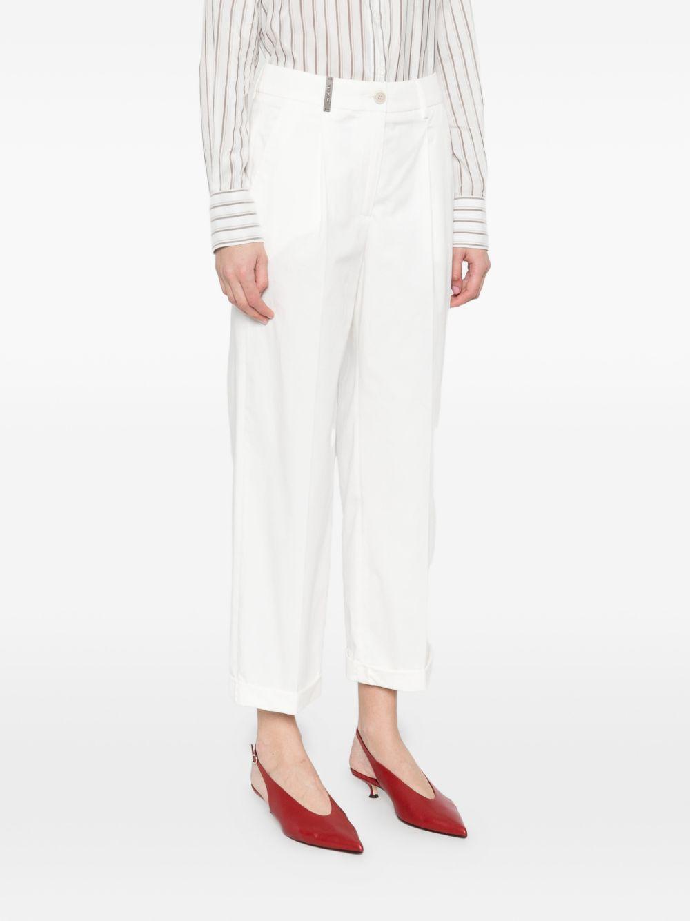 PESERICO Pantaloni bianchi casual