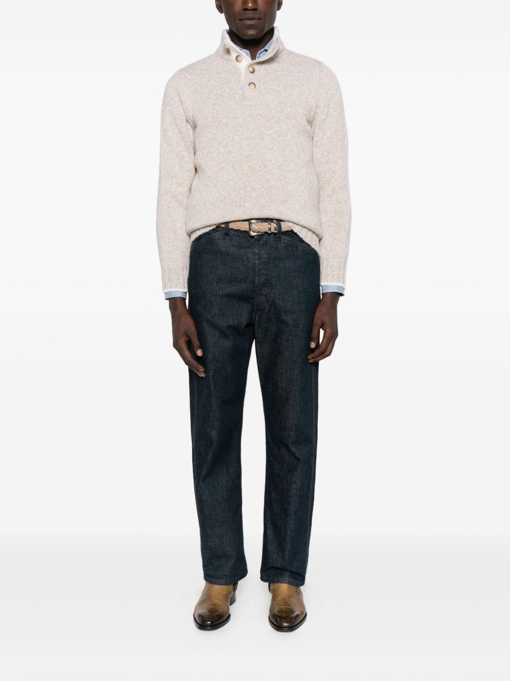 VENGERA Maglia a collo alto con bottoni