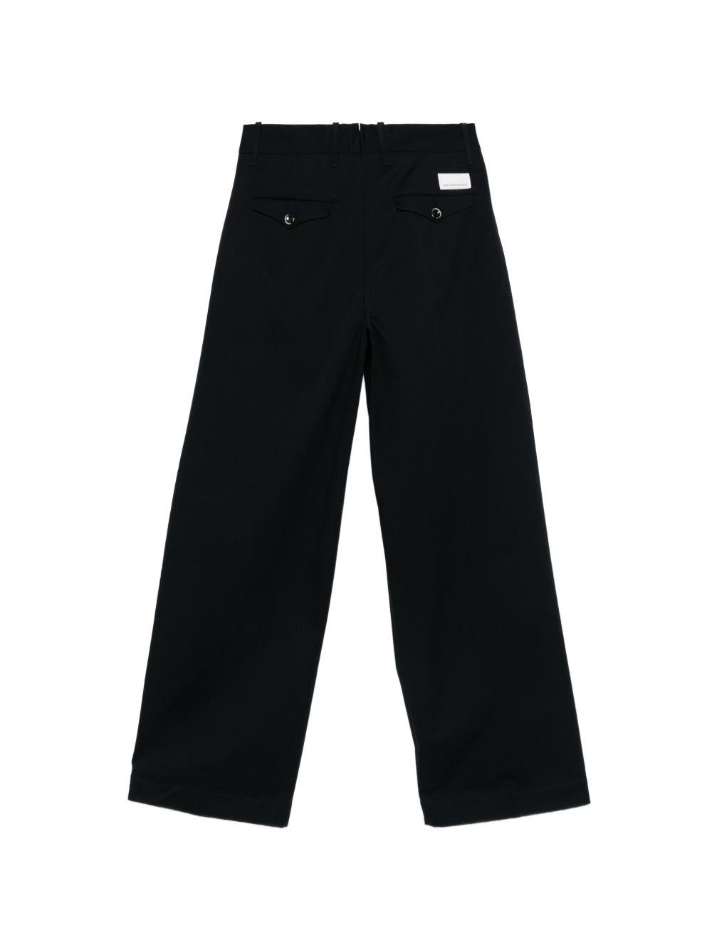 NINE IN THE MORNING Pantaloni blu "Nancy" con tasche