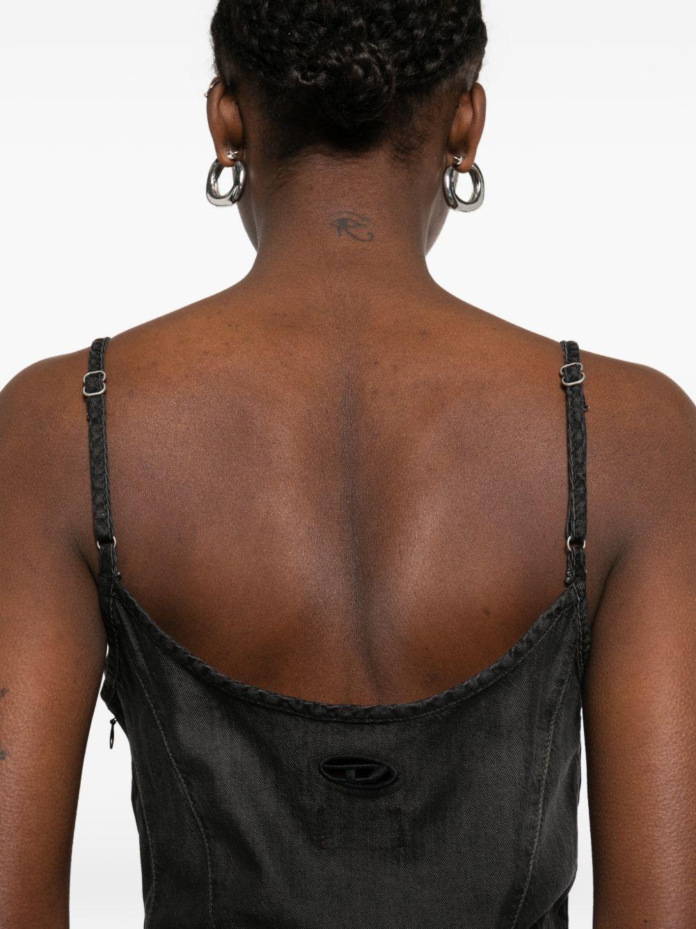 DIESEL Mini abito con gonna a ruota