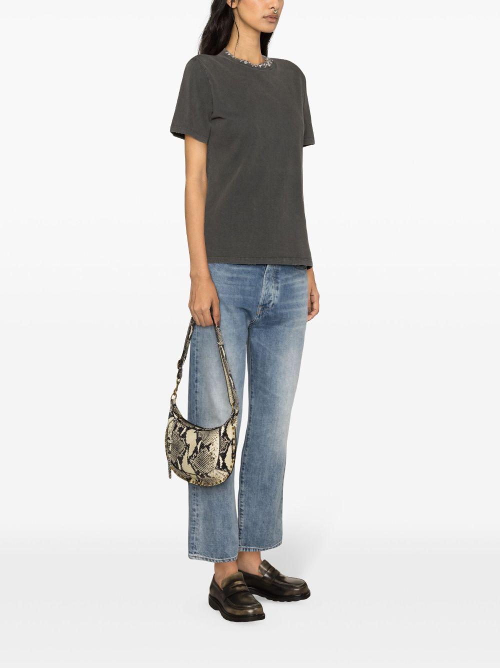 GOLDEN GOOSE T-shirt grigio antracite