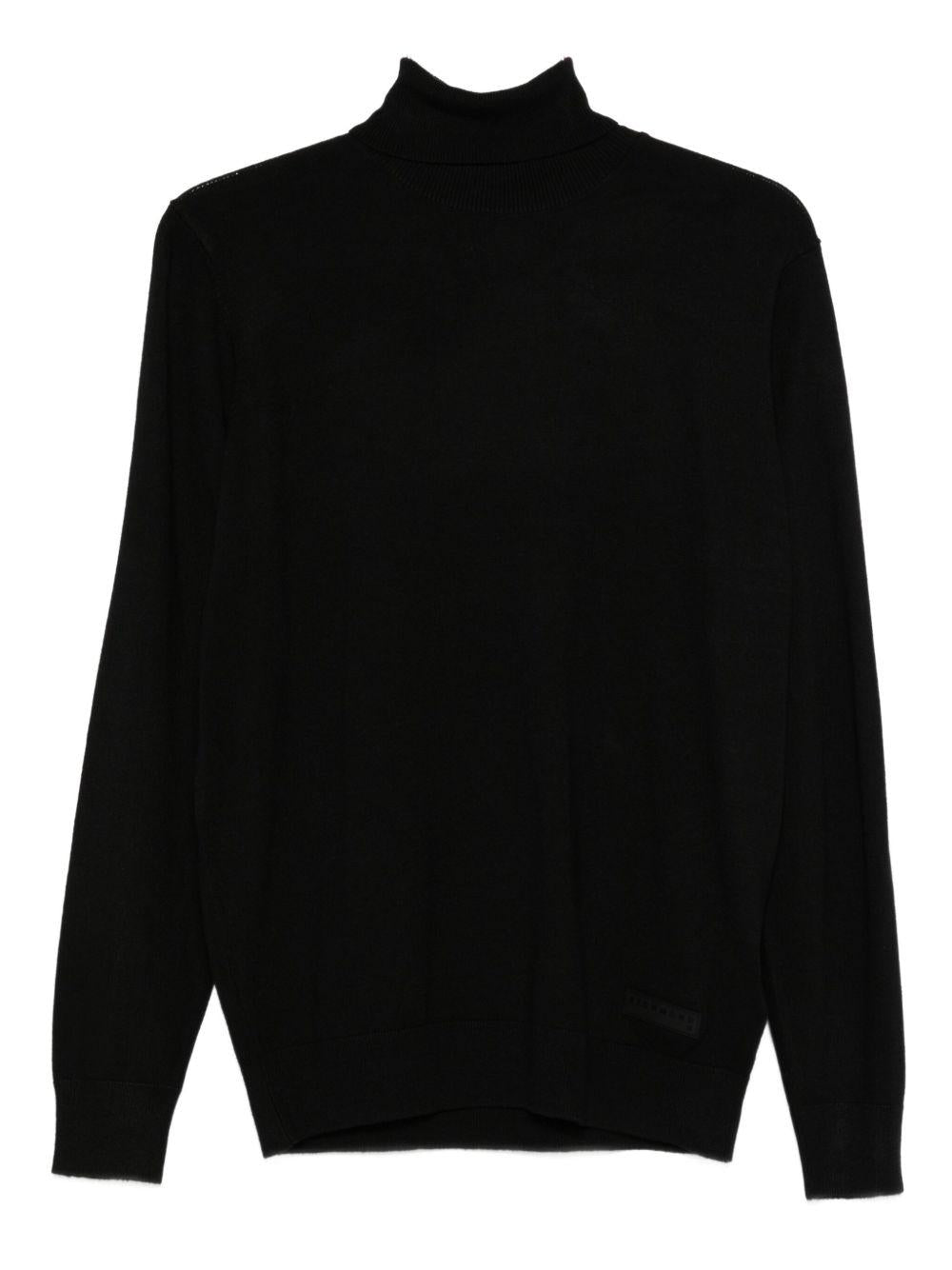 JOHN RICHMOND Maglia nera a collo alto