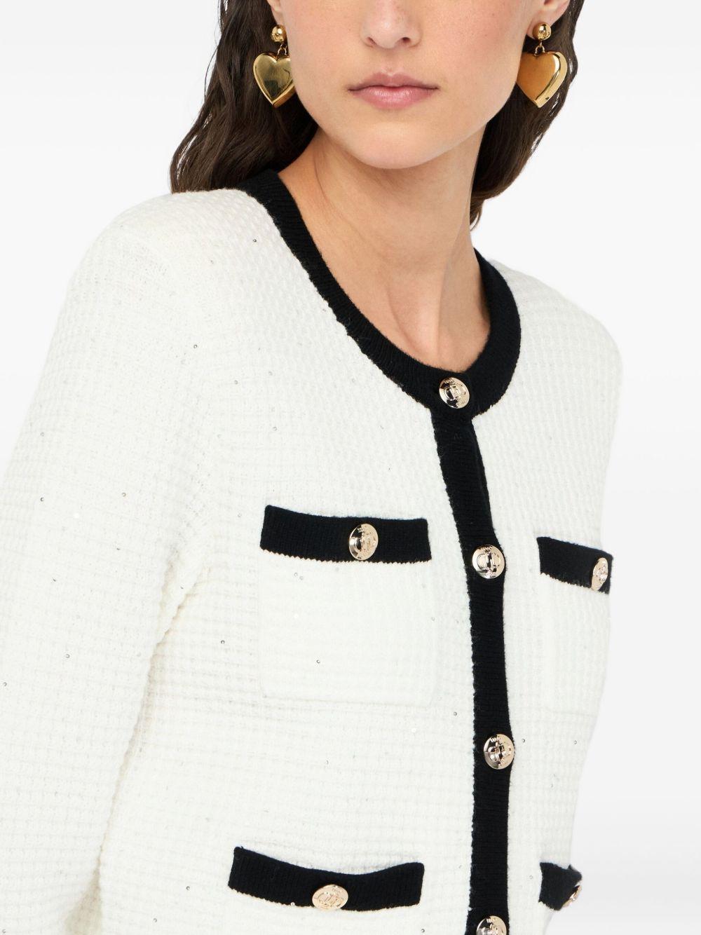 LIUJO Cardigan in lurex