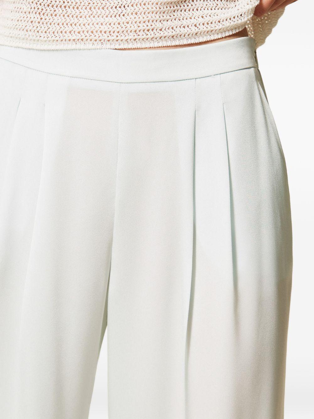 TWINSET Pantalone oversize color ghiaccio