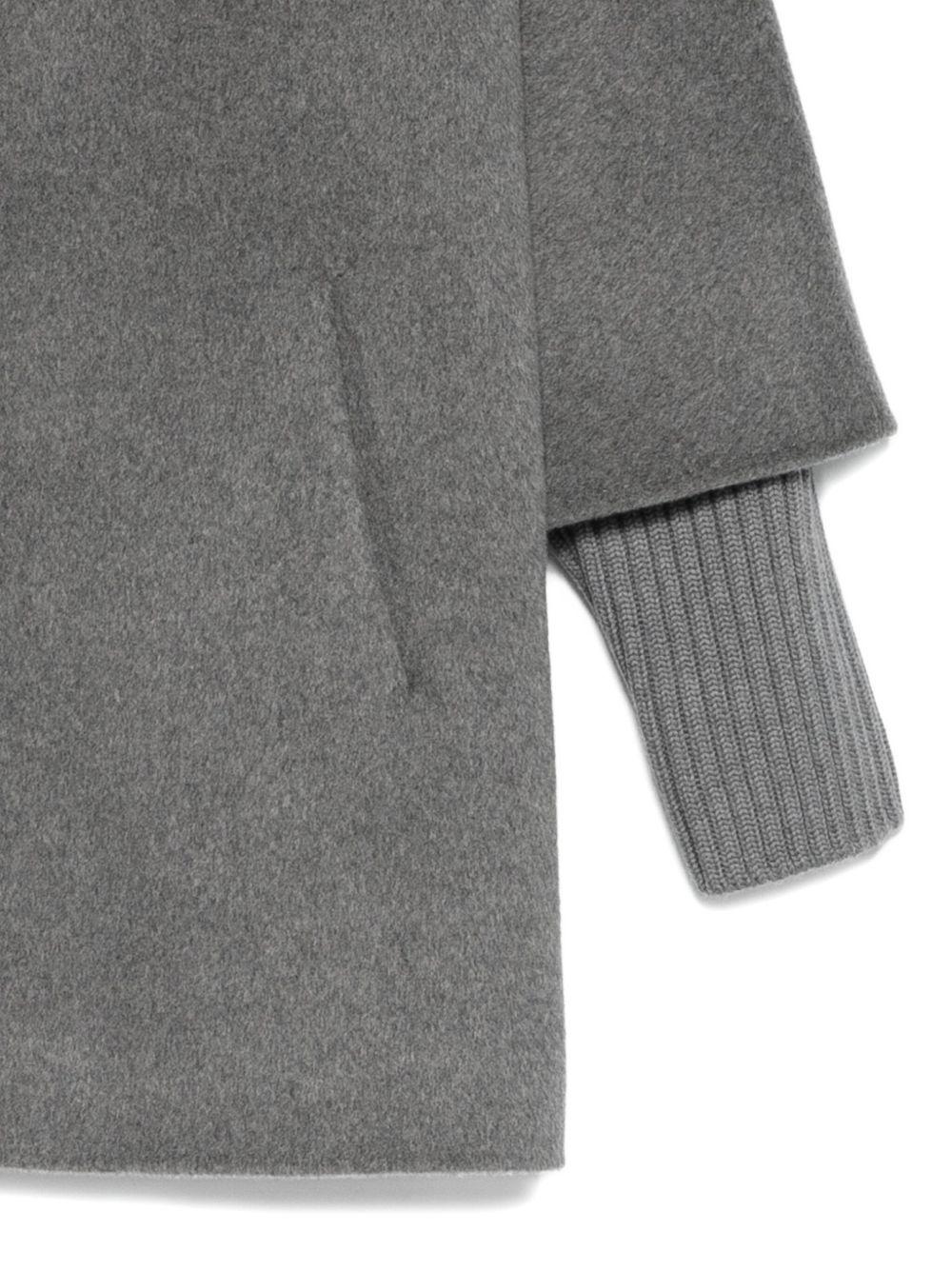 CINZIA ROCCA Cappotto con dettagli in maglia