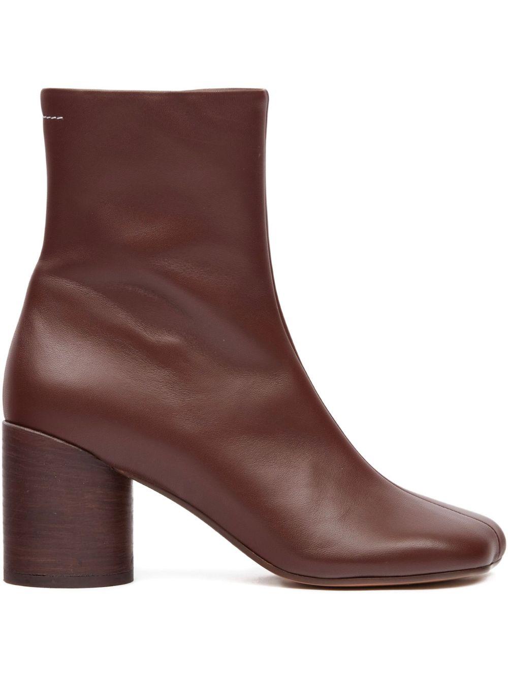 MM6 MAISON MARGIELA Stivaletti 'Anatomic 70mm' marroni