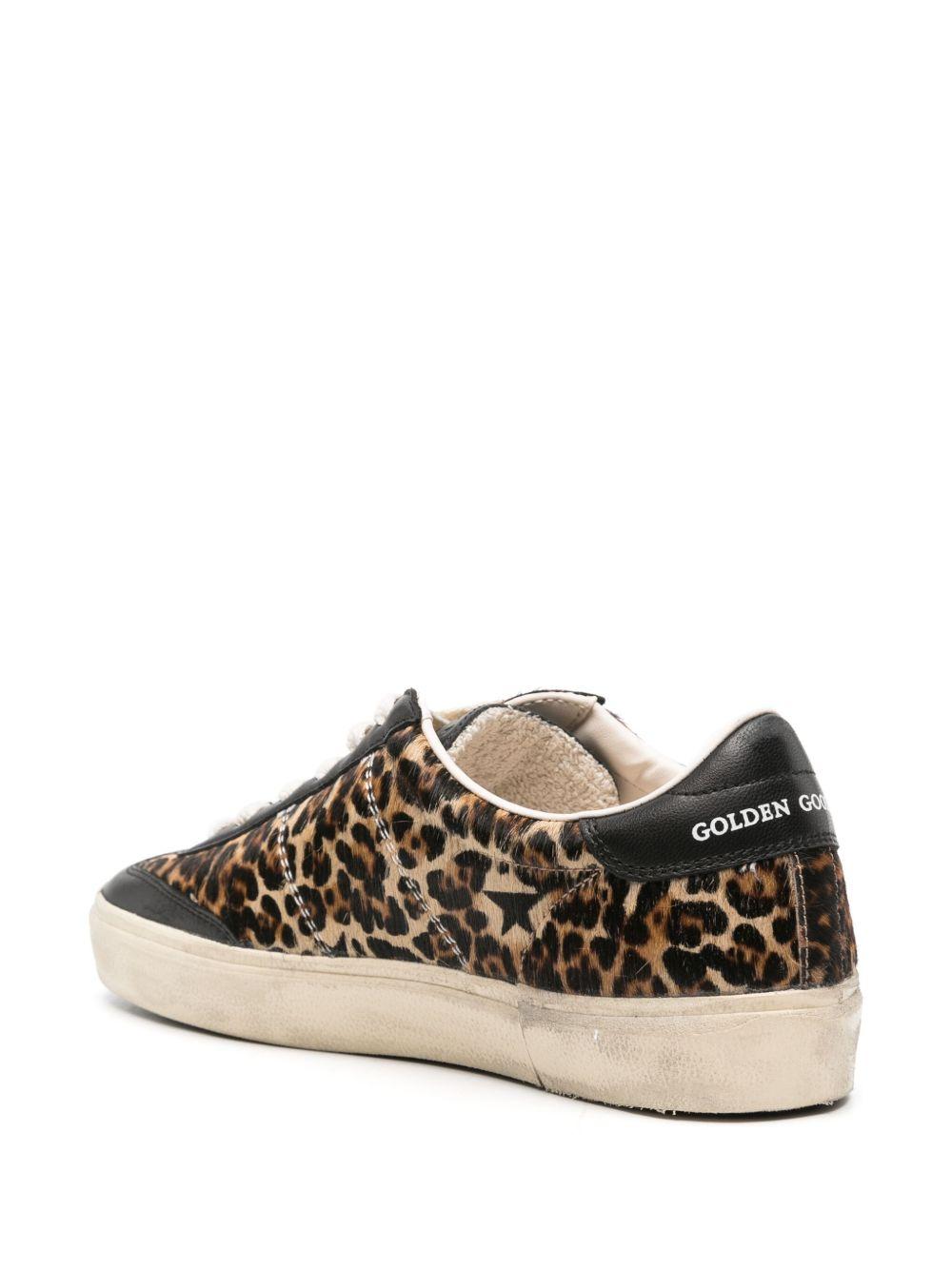 GOLDEN GOOSE Sneakers 'Soul-Star Horsy' con stampa leopardata