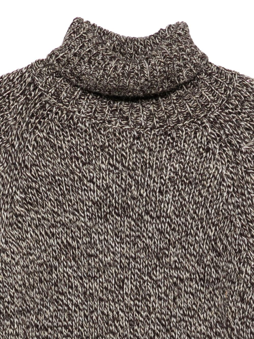 DANIELE ALESSANDRINI Maglione a collo alto marrone