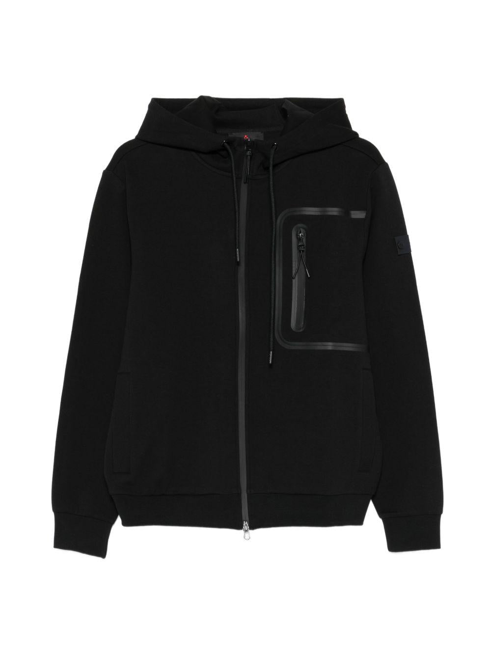 PEUTEREY Felpa con cappuccio Parker nero