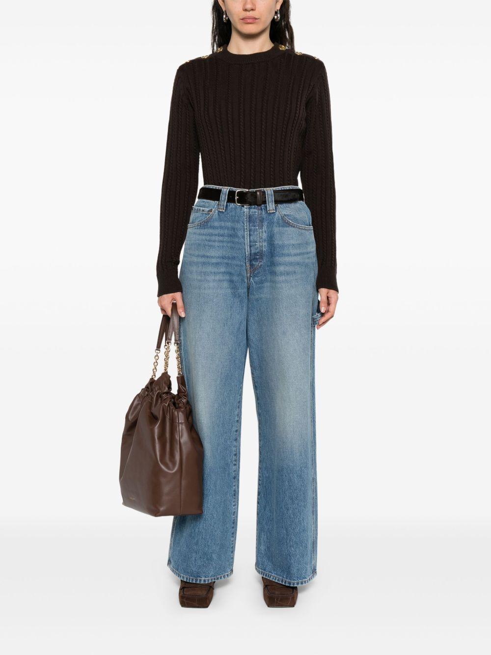 GOLDEN GOOSE Maglia girocollo con bottoni