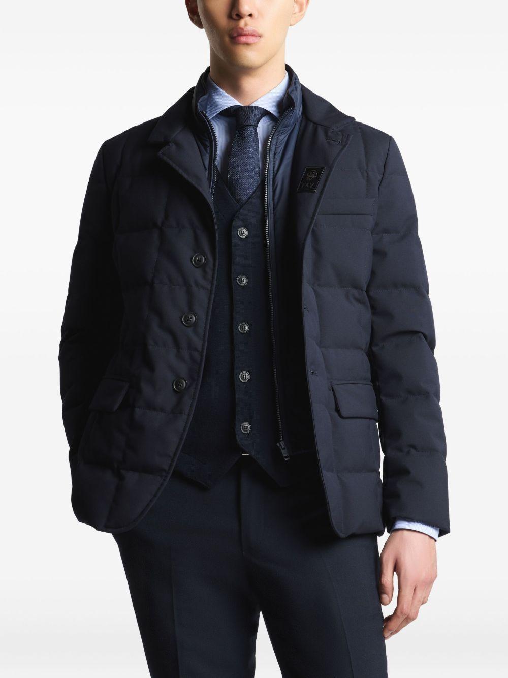 FAY Giacca trapuntata blu navy