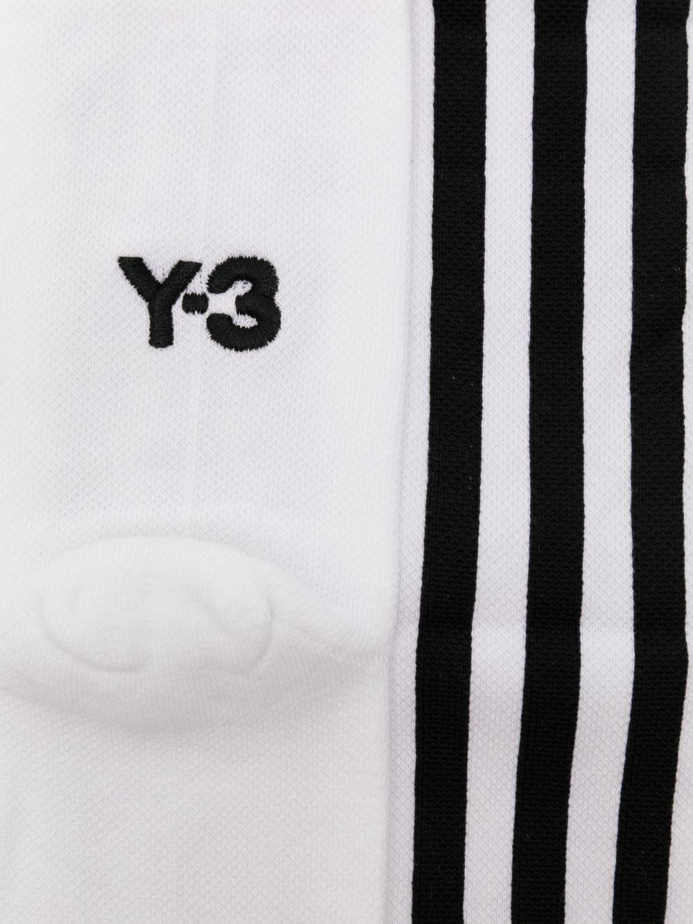 Y3 Calzini 3-Stripes con logo