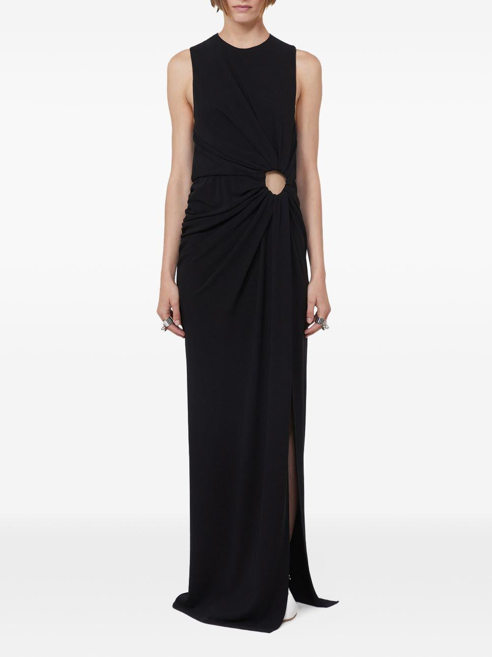 SPORTMAX Abito lungo Saletta nero