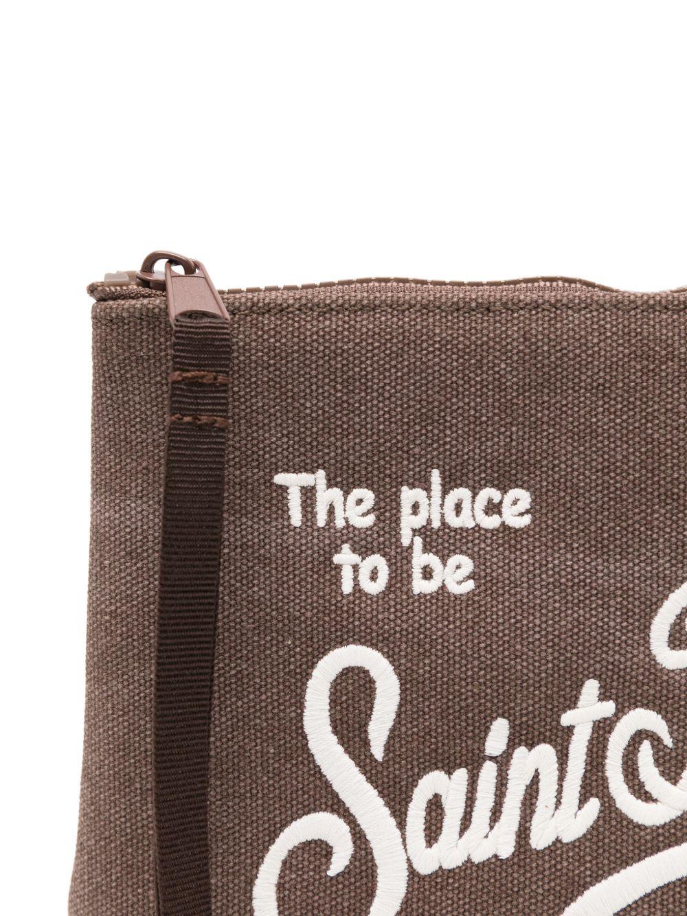 MC2 SAINT BARTH Pochette clutch bag Alina marrone