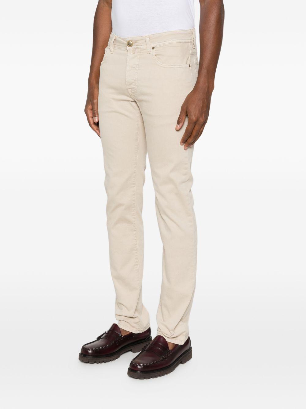 JACOB COHEN Jeans lunghi beige chiaro