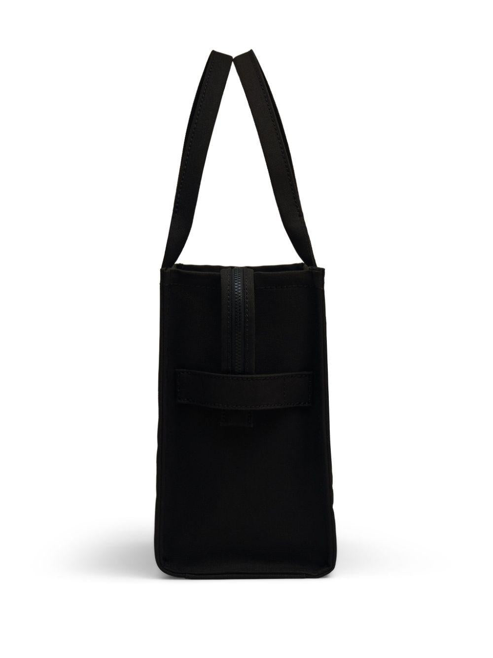 MARC JACOBS Borsa tote 'The Canvas Grande' in cotone nero