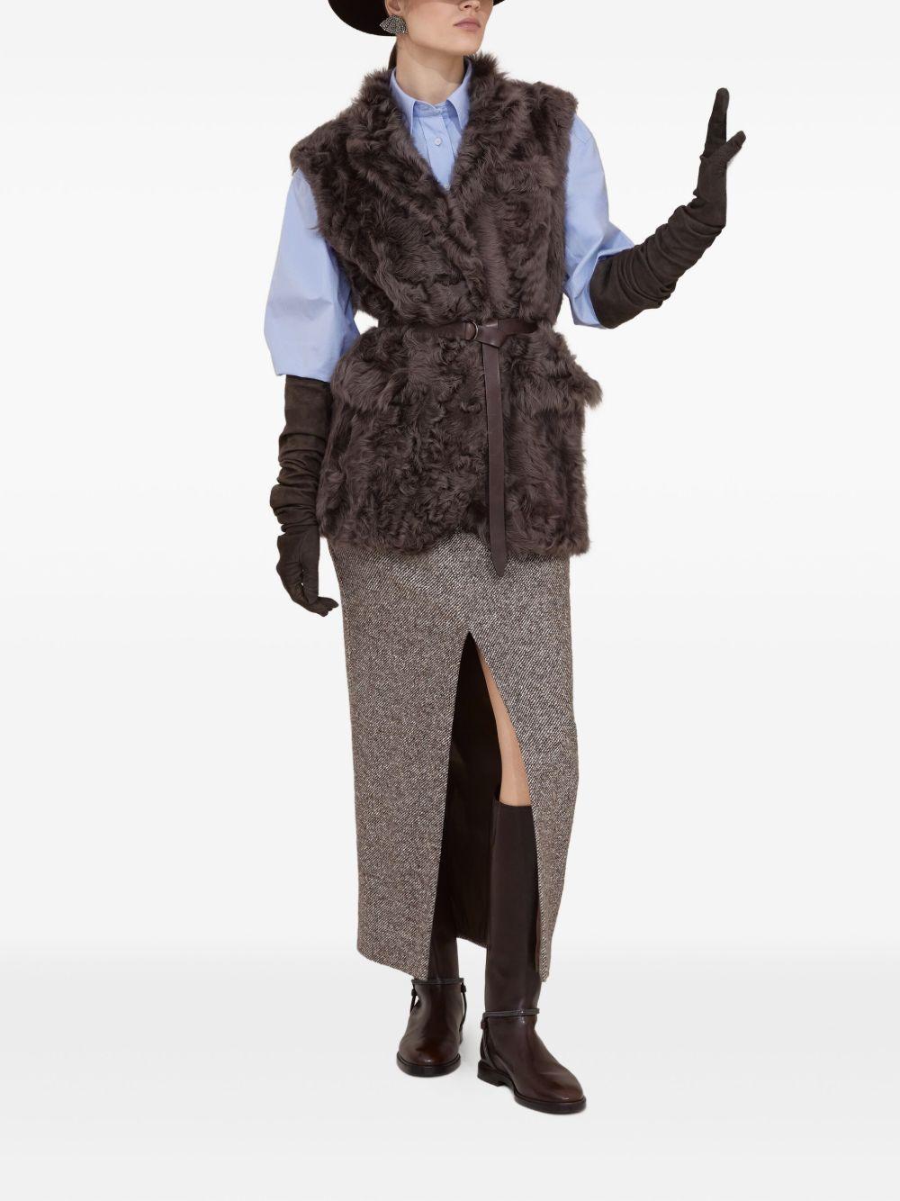 BRUNELLO CUCINELLI Gonna midi 'Sartorial Pencil'